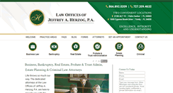 Desktop Screenshot of jherzoglaw.com